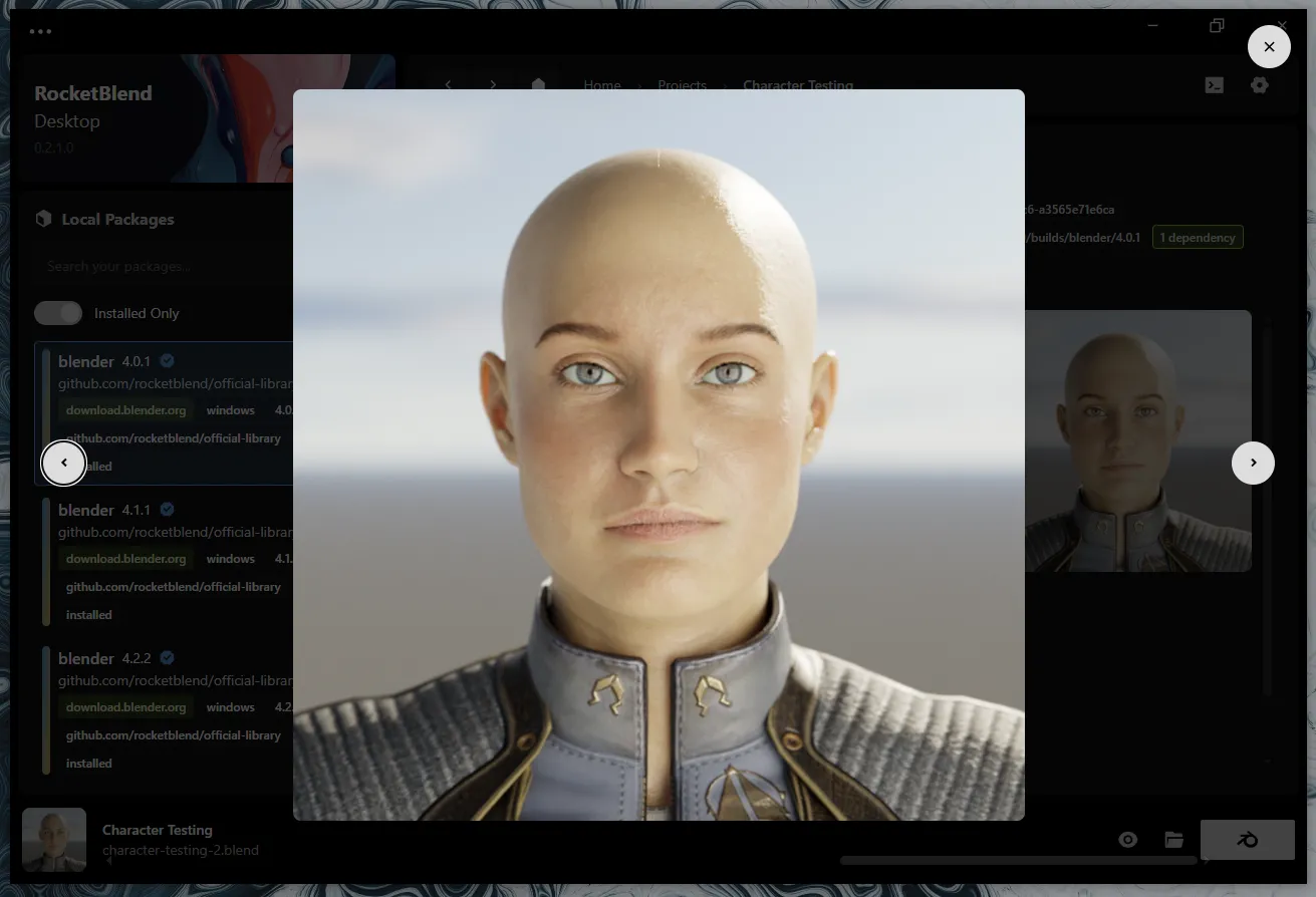 Rocketblend project gallery